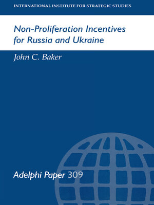 cover image of Non-Proliferation Incentives for Russia and Ukraine